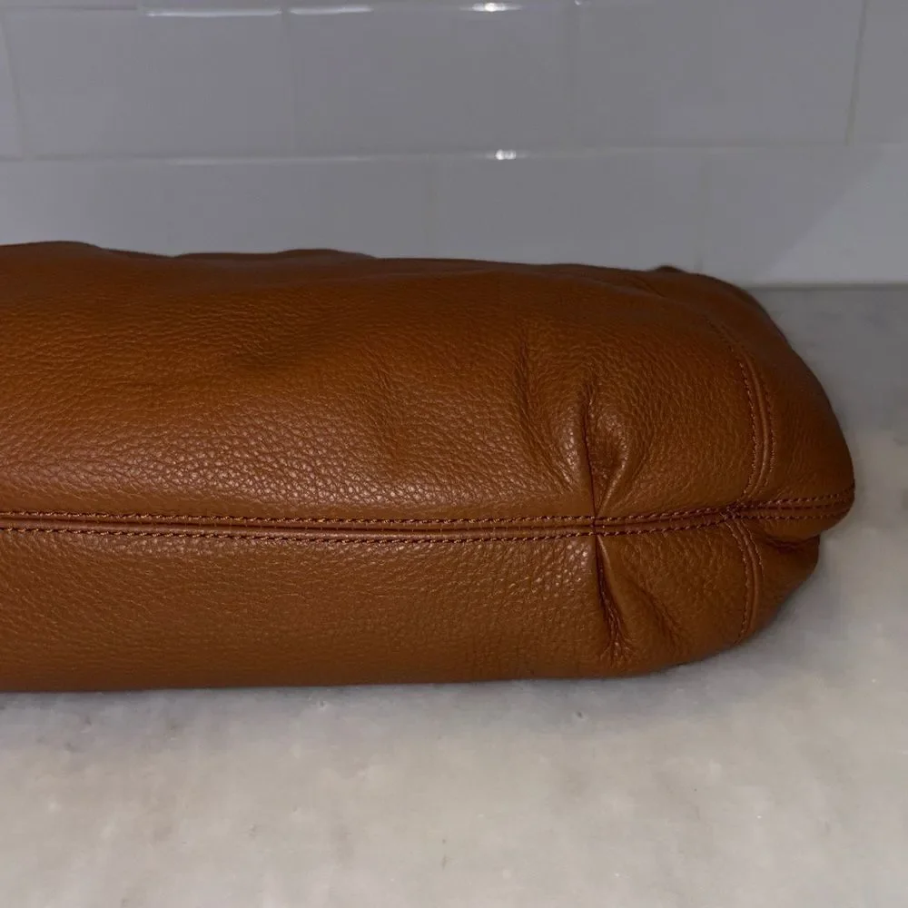 Michael Kors Bag Purse Handbag Pebbled Leather Hobo Large Shoulder Bag